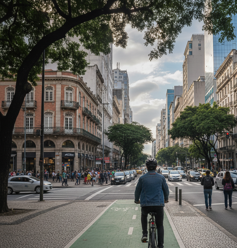 Bicicleta elétrica para mobilidade urbana
